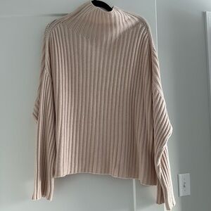 Tavi Active Cream Mock Neck Sweater, Size XL